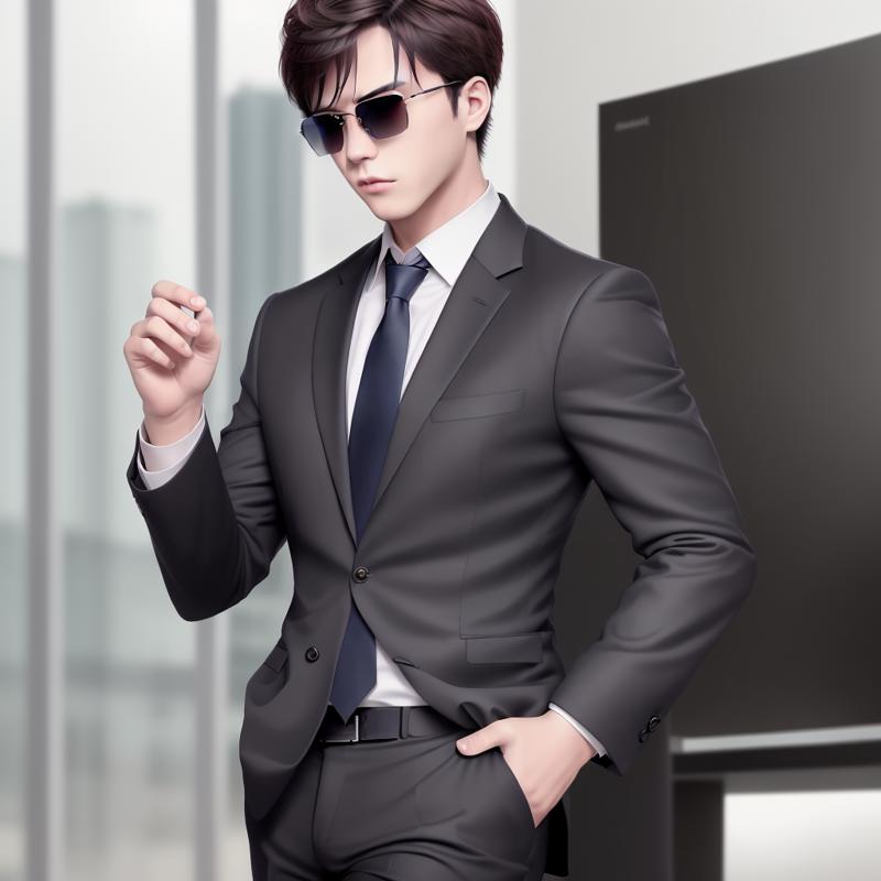 02982-2929390882-Masterpiece, 4K, High Quality, realistic, contrast, 1man, solo, , wearing a business suit, sunglasses.png